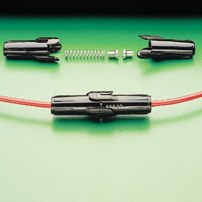 155100U In Line Fuse Holder Unassembled (without the wire loop) for 3AG Fuses (5 pieces)