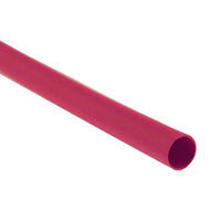 ALPHA WIRE FIT-221-1/4 RD103 HEAT SHRINK TUBING, 6.35MM ID, PO, RED, 100FT, PK25