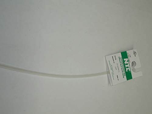 NTE Electronics 47-23048-CL Heat Shrink Tubing, Dual Wall with Adhesive, 3:1 Shrink Ratio, 1/8" Diameter, 48" Length, Clear