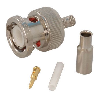 AMPHENOL RF 31-315-RFX RF/COAXIAL, BNC PLUG, STR, 50 OHM, CRIMP (1 piece)