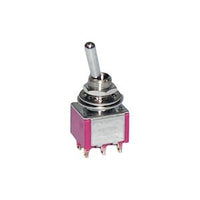 Miniature Toggle Switch - DPDT / On - On : 30-10012