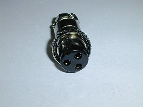 3 PIN FEMALE INLINE CONNECTOR MATES WITH 61-623, 61-633 ( 1 EACH)