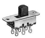 Switchcraft 46206lr Slide Switch Dpdt 3a 125vac