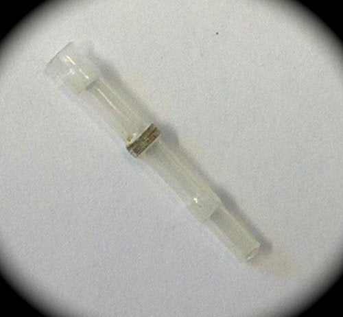 76-HISBC26 Pack of (10) HEAT SHRINK INSULATED SOLDER BUTT CONNECTOR 26-24AWG WATERPROOF INTERNAL FLUXED SOLDER RING