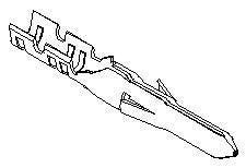 MOLEX 02-06-2132 CONTACT, MALE, 30-24AWG, CRIMP (10 pieces)