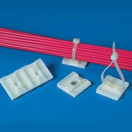ABMSA-D Cable Ties Cable Tie Mount, #6 Screw (M3), 1.1"x1.1 (1 piece)