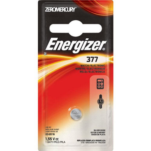 Energizer - ENERGIZER 377 BATTERY 1-PKZERO MERCURY