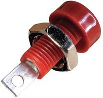 EMERSON CONNECTIVITY/JOHNSON 108-0902-001 BANANA JACK, 15A, SOLDER, RED (1 piece)
