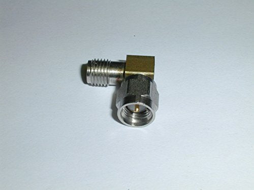 CONNECTOR SMA- FEMALE TO SMA- MALE RIGHT ANGLE ( 1 EACH)