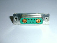 15-502861 D-Sub Combination Connector 7W2S Configuration with Threaded Spacer Clip and Sealed Base PC Pins (1 piece)