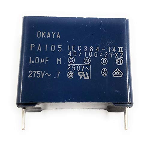 PA105 IEC384 1.0MFD 1 MFD 1 UF 1UF 275VOLT 250V / 275VAC Capacitor