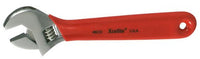 Xcelite 46CGV Chrome-Plated Wide Opening Adjustable Wrench, 6" Length, Red Cushion Grip Handle, Carded