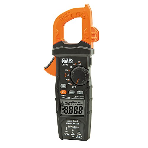Klein Tools CL800 Digital Auto-Ranging AC/DC 600A Clamp Meter