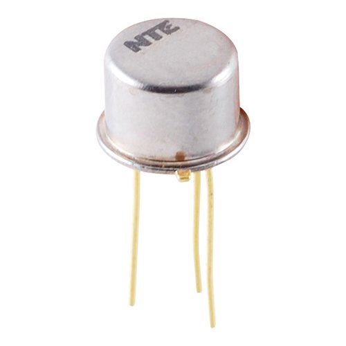 NTE Electronics NTE129 PNP Silicon Complementary Transistor for Audio Output, Video, Driver, TO-39 Case, 1A Continuous Collector Current, 80V Collector-Base Voltage