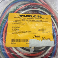 RXF76-2M/14.5/NPT TURCK Minifast Cable Assembly 7 Pin Female Connector with 2 Meter 16AWG Wire Leads 8A 600V Max