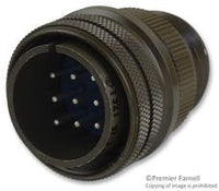 AMPHENOL INDUSTRIAL 97-3106A-22-20P CIRCULAR CONNECTOR PLUG, SIZE 22, 9POS, CABLE