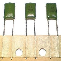 .0033uf 3.3nf 3300pf 100V, Polyester Film Capacitors +/-10% Tolerance Radial Lead (10 pieces)