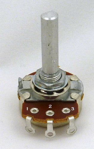 PC26 100K Ohm Linear Taper Potentiometer with Solder Lug Terminals, 24mm