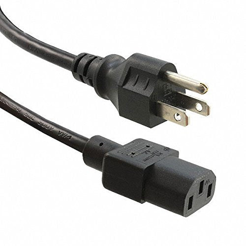 Qualtek CORD 18AWG 3COND M/F BLK 79" SJT (1 piece)