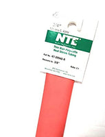 NTE Electronics 47-20948-R Heat Shrink Tubing, Thin Wall, 2:1 Shrink Ratio, 3/4" Diameter, 48" Length, Red