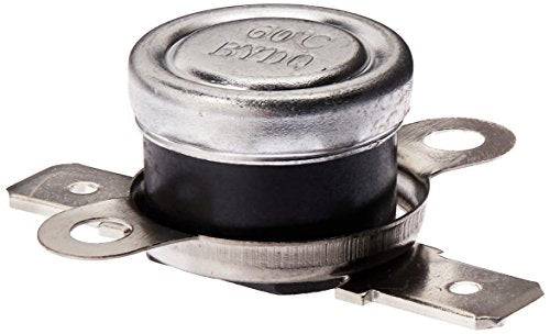 NTE Electronics NTE-DTO140 Snap Action Disc Thermostat, Open on Rise, 140 Degree F Temperature, Loose Bracket, 1/4" QC Terminals
