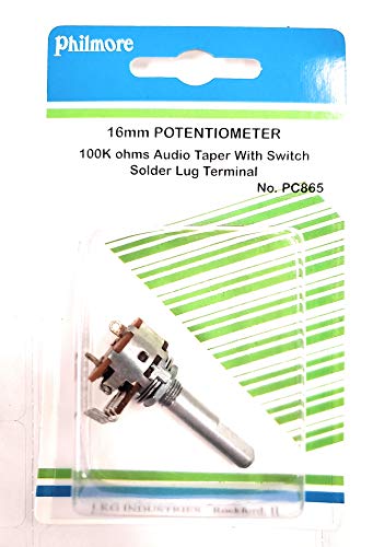 PC865 100K OHM Audio Miniature Potentiometer 16mm
