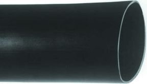 ALPHA WIRE FIT-221-3/32 BK103 HEAT SHRINK TUBING, 2.36MM ID, PO, BLK, PK OF 25 4FT PCS