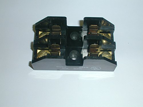 Bussmann 2919 Fuse Block 2 Pole for SC Type 25-30A Fuses 300V (1 piece)