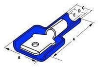 19004-0005 Terminals 14-16 AWG DISCONNECT (100 pieces)