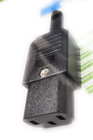 IEC Female Cord END Connector 10AMP 250VAC EAC Type 3 Prong (Screw Together) C22.2 PHILMORE 8522 (1PC)