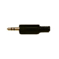 502P Mini Stereo Phone Plug w/ plastic handle + strain relief