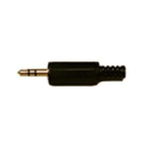 502P Mini Stereo Phone Plug w/ plastic handle + strain relief