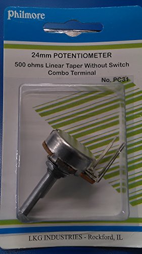 PC31 500 OHM Linear Taper Potentiometer 24mm