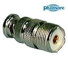 Philmore 951NP RF Adapter BNC Male to UHF Female