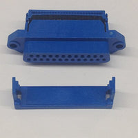 25S-IDC-SR 25 Pin Female D-Sub Connector with IDC Ribbon Cable Termination with Strain Relief (1 piece)