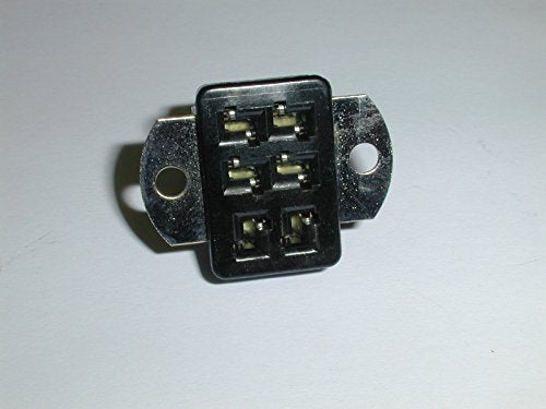 CONNECTOR 6 PIN JACK CHASSIS MOUNT ( 1 EACH)