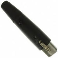SWITCHCRAFT A3F XLR Audio Connector, Jack, 3, Cable Mount, Metal Body, Silver Plated Contacts (5 pieces)