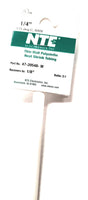 NTE Electronics 47-20548-W Heat Shrink Tubing, Thin Wall, 2:1 Shrink Ratio, 1/4" Diameter, 48" Length, White