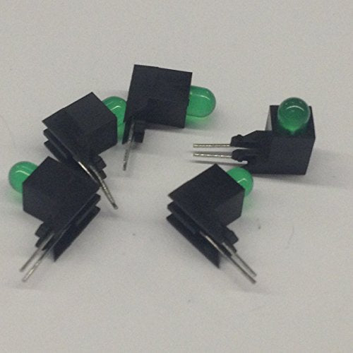 5390H5 PC Board Led T1-3/4 / 5mm, Green Diffused, 2.2V 60mA 10mcd, Piggyback Level 2 for 5300E and 5300H Series (5 pieces)