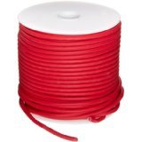22M-100-RED 22AWG MILW76D TYPE MW RED STRANDED (7X30) HOOKUP WIRE 100 FOOT ROLL 1000V 80C