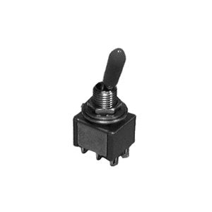 Miniature Toggle Switch - DPDT / On - On - On : 30-090
