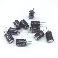 RE2-25A471M Electrolytic Capacitors 470uf 25V, 105 Degree C, Short Radial Leads (10 pieces)