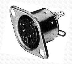 SWITCHCRAFT 57GB3F DIN Connectors 3 PIN FEMALE RECEPT