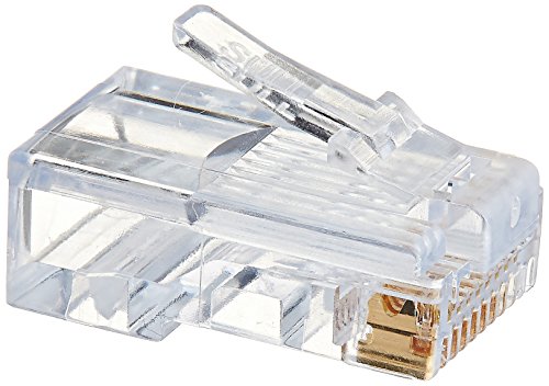 Platinum Tools 100003C EZ-RJ45 Connectors, Clamshell, 50-Pieces