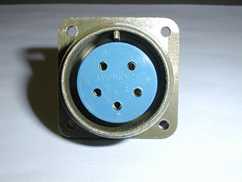 Amphenol Industrial Ms3102a-18-20s Circular MIL Spec Connector 5p Box Mount Fm Receptacle