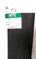 NTE Electronics 47-21248-BK Heat Shrink Tubing, Thin Wall, 2:1 Shrink Ratio, 2" Diameter, 48" Length, Black