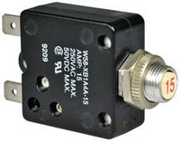 TE CONNECTIVITY / POTTER & BRUMFIELD W58-XB1A4A-15 CIRCUIT BREAKER, THERMAL, 1P, 250V, 15A (1 piece)