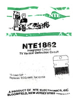 NTE 1862 IC Vertical Deflection