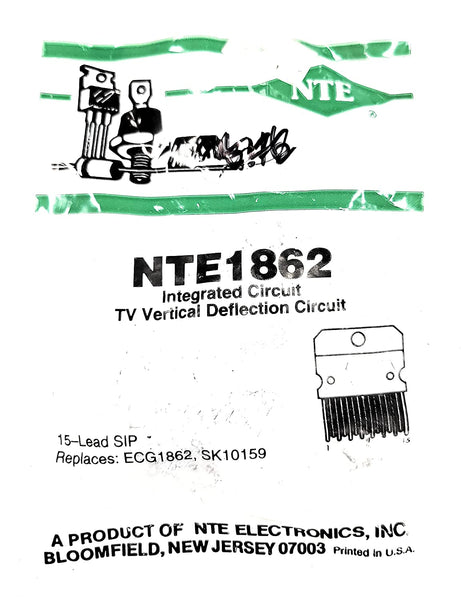 NTE 1862 IC Vertical Deflection