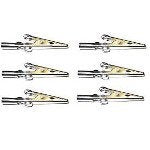 Mueller Electric 010025 set of 6 BU-60S Alligator Clips with Screw